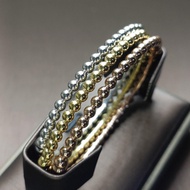 22k / 916 Gold Solid Bead Bangle