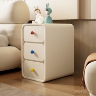 Cabinet Soft Bag Bedroom Style Ultra-Narrow Cream Small Bedside Table Mini New Style 30cm Simple Min