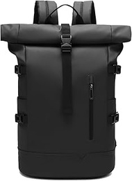 Rolltop Backpack Waterproof for Men and Women 33L Large Bicycle Backpack 15.6 Inch Laptop Backpack L