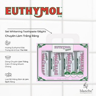 Euthymol Toothpaste Whitening Toothpaste Set (106gX4) – Leading Antiseptic Toothpaste Brand From the