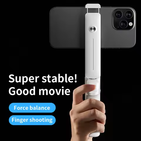 Pocket Bluetooth Selfie Stick with One-Click Finger Shutter Stable Anti-shake Portable Foldable Hand