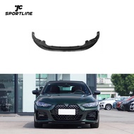 ABS Carbon Look Front Bumper Lip Spoiler for BMW 4 Series G22 G23 G26 M-Sport 2020-2022 3pcs