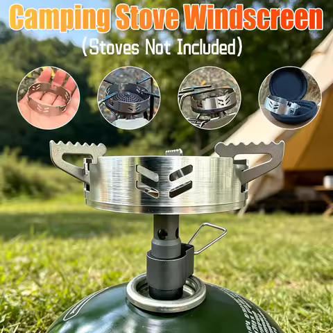 Gas Stove Windshield Ring Fit for BRS-3000T SOTO-310 Stainless Steel Outdoor Campings Stove Windscre