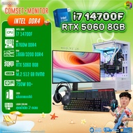COMSET + MONITOR/ BONMECOM2 ครบเซ็ตพร้อมจอ/ CPU I7 14700F/ RTX 5060 8GB