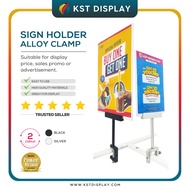 Sign Holder Clamp/Price Stand/ Sign Holder Clamp Multifunctional Easy/Price Stand/Price Stand Holder