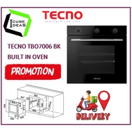 Tecno TBO 7006 BK 6 Multi-function Upsized Capacity Built-in Oven