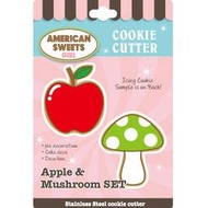 【日本原裝】American sweets 蘋果和蘑菇餅乾模