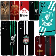 【D18】Liverpool FC for Realme 8S 8i 9i 9 10 Pro Plus 10Pro 12 12X TPU Soft Black Silicone Case