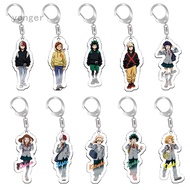 Anime My Hero Academia Keychain Midoriya Izuku Cosplay Double Sided Acrylic Keychain Cute Jewelry Fans Gift