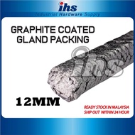 Graphite coated gland packing -approx 12mm