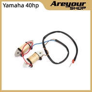 Magneto Assy Charge Coil For Yamaha 40hp 40X E40X Outboard 89-1766T-85520-00 Generator Stator Coil