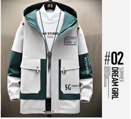 Áo Khoác Kaki Nam Phối Màu ĐẹpForm Nam Dưới 65 Kg Luna Fashion