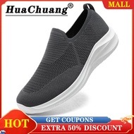 HUACHUANG Men Shoes Casual Breathable Plus Size 47.48 Slip-Ons Mesh Sneakers for Men