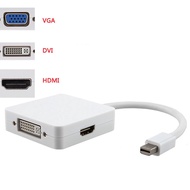 3 in 1 Mini Display Port to HDMI VGA DVI Adapter