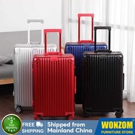 Wonzom 100% full aluminum magnesium luggage 20inch to 34inch to choose, TSA lock compliance, free de