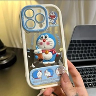 Doraemon/Milk Tea Doraemon iPhone15 Phone Case 16pro/13/11 Soft Case/ckue