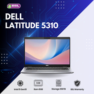 Dell Latitude 5310 CPU i5 gen 10 / 8GB / SSD 256GB คีย์บอร์ดมีไฟ เครื่องเล็ก พกพาง่าย USED Laptop โน