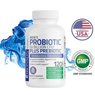 Bronson 50 Billion CFU Probiotic for Men Prebiotic - Stress Relief & Digestive Health Probiotic Supp