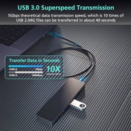 （包平郵）USB Hub, 4 Port USB 2.0 Ultra Slim Data Hub, USB Extension Hub Multi USB Port Hub, USB Splitter