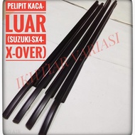 SUZUKI 1 Set (4 Pcs) Glass Seams SX4 X-Over Rubber Exterior Glass Seams X Over PnP