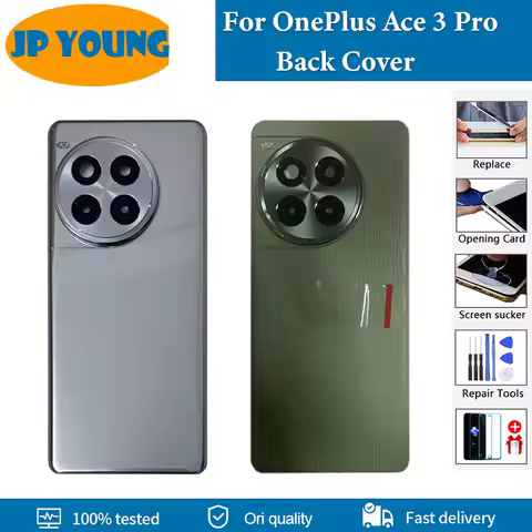 AAA+ quality Back Cover For OnePlus Ace 3 Pro Back Battery Cover Door For OnePlus Ace 3Pro 1+ Ace 3 