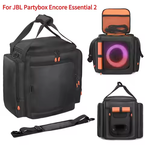 For JBL Partybox Encore Essential 2 Padded Speaker Protective Cover Waterproof Double-Sided Speaker 
