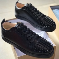 Men's Shoes Plus Size 48 Luxury Designer Spikes Men's Sneakers Red Sole Men's Shoes High Quality Custom Shoes