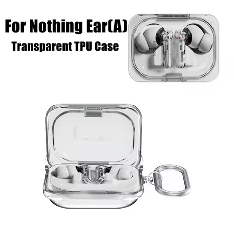 TPU Case Protective Cover For Nothing Ear(A) Anti-Scratch Headphone Protector Case with Hook Shell f
