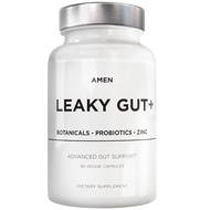 Amen Leaky Gut Supplement 90 Capsules- Advanced Formula with Bioavailable L Glutamine, Zinc, Turmeri