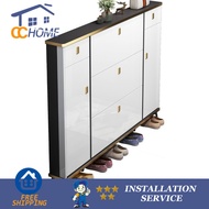 CCGB Shoe Cabinet Light Luxury Shoe Rack Cabinet Shoe Storage Box Home Large Capacity Tall Slim Shoe Rack Cabinet