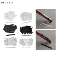 Devoko 100 X Non-Slip Hanger Grips for Wooden Hangers, Self Adhesive Hangers, Coat Hangers, Clothes 