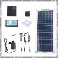 (HFBR) 1Set 50W Solar Water Pump DC12V 800L/H Low Noise Solar Water Fountain Pump Solar Cell Water P