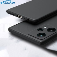 Realme 8i 9i Q3S Q3t C35 9 Pro+ GT2 GT Neo 3 2 2T V25 Narzo 50 Case Soft Black Ultra Slim Thin Matte