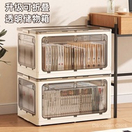 Book Storage Box Foldable Student Book Box Dormitory Book Storage Box Transparent Storage Box Storag