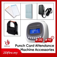 Punch Card Machine Attendance Machine Accessories Punch Card Ink Ribbon Adaptor Holder Aksesori Mesin Kehadiran 考勤机配件