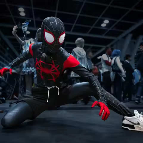 Anime Spider Man Parallel Universe Miles Cos Jumpsuit Halloween Superhero Cosplay Costume