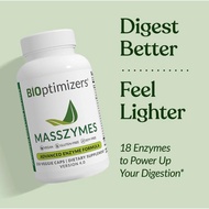 OFUB BIOptimizers MassZymes - Complete Digestive Enzyme Supplement for Gut Health - Bloating Relief 