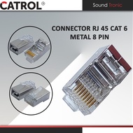 CATROL RJ45 Connector Cat.6 (RJ-45 Cat6 Connector: CA-8P8C) Original
