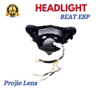 Lampu Motor/ Lampu Depan Beat Fi Esp Ayoto Headlamp Biled Projie