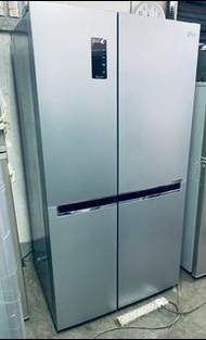對門大容量雪櫃 LG GC-B247SLUV 銀色 179CM高 100%正常---包送貨 安裝 // 二手雪櫃 * 冰箱 * 電器*refrigerator