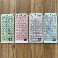 Kawaii Animal Twinkle Jewel Adhesive Stickers 4 Pieces DIY Scrapbook Album Notebook Decoration