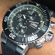 Mens Business {_Oris_Sapphire Crystal Glass} Stainless watch