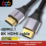 696 1m 1.5m 2m 3m HDMI-Compatible 2.1 Cable 8K@60Hz 4K@120Hz 48Gbps Ultra High Speed HDR for Laptop Projector PS4 PS5 HDTV Cord HDMI