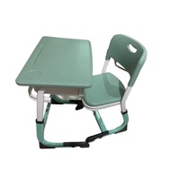 Children School Liftable Primary Middle School Students Set Desk Writing Desk Training Desk Chair Co