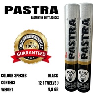 BADMINTON KOK / SHUTTLECOCK BADMINTON PASTRA SILVER (BLACK) ORIGINAL SPEED 78/77