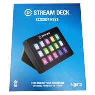 Elgato Stream Deck MK.2 Scissor Keys (10GBL9901) Precision 15-Key Control Pad