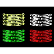 OZ RACING Rim Sticker - Reflective, 4 rows