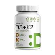 J35readystockTK Hot Product D3+K2 2 in 1 Virgin Coconut Oil Fruit Complex 250 Supplements Soft Capsu