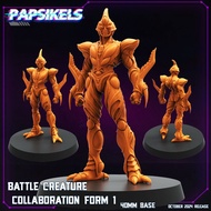 Battle Creature Collaboration Form [1]-Bio-Booster-Humanoid/32mm scale 3D printed miniature PSK