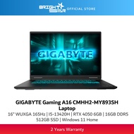 GIGABYTE Gaming A16 CMHH2-MY893SH Laptop - 16" WUXGA 165Hz/I5-13420H/RTX4050/16GB D5/512GB SSD